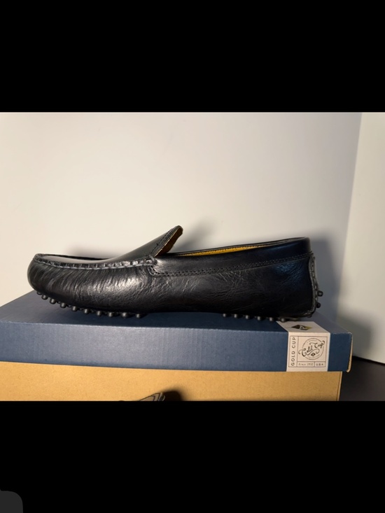 Sperry Gold Cup Meridian Leather Driving Loafers Black Mens 7.5M